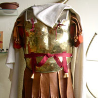 Romeinse mannenkleding Ondervest met spierkuras